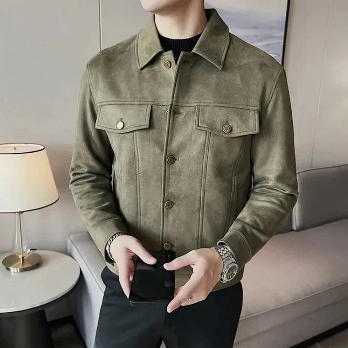 Levoire | Trucker Jacket vert olive