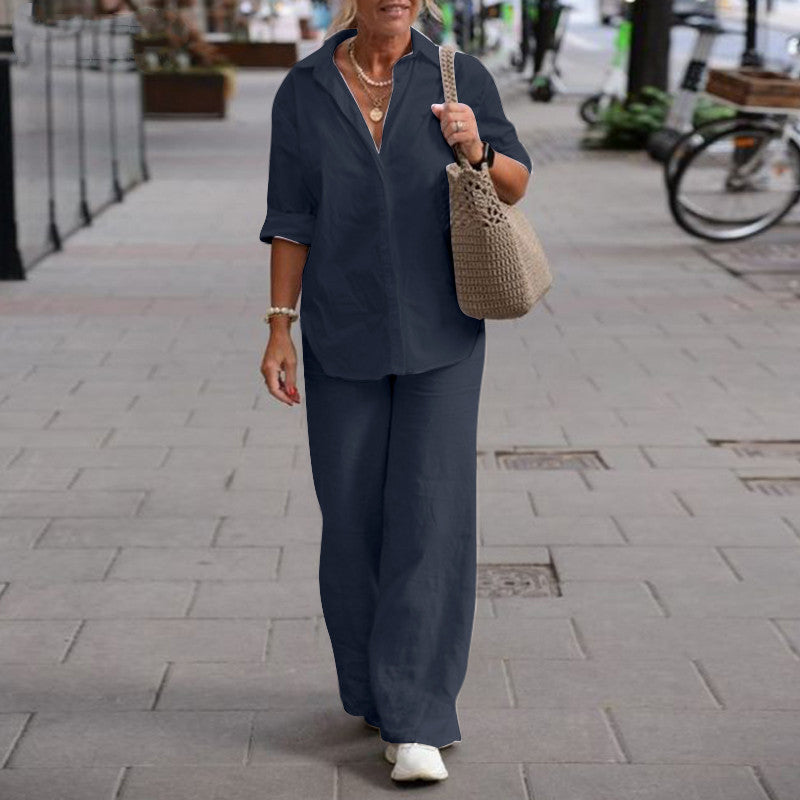 Levoire | Chemise À Manches Longues Et Pantalon Pour Femmes
