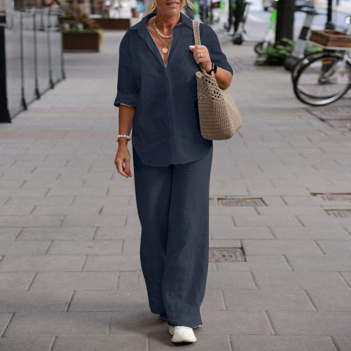 Levoire | Chemise À Manches Longues Et Pantalon Pour Femmes