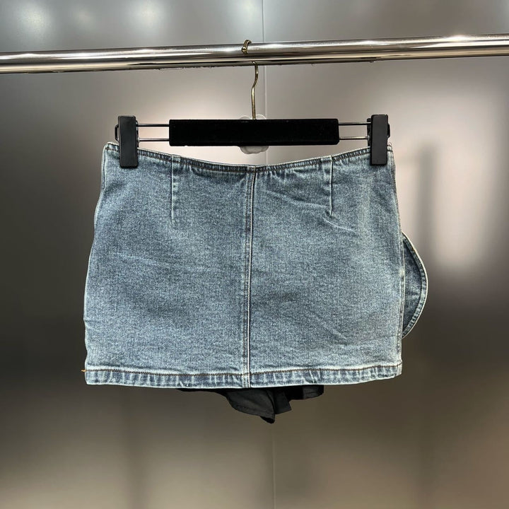 Levoire | Jupe En Denim Courte Pour Femmes