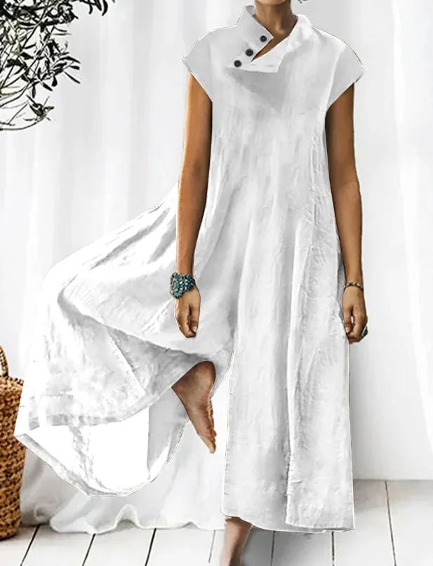 Levoire | Combinaison Femme À Jambes Larges Blanc