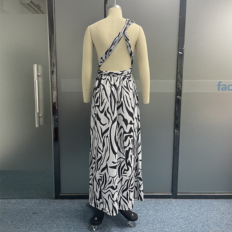 Levoire | A Strapless Maxi Split Dress