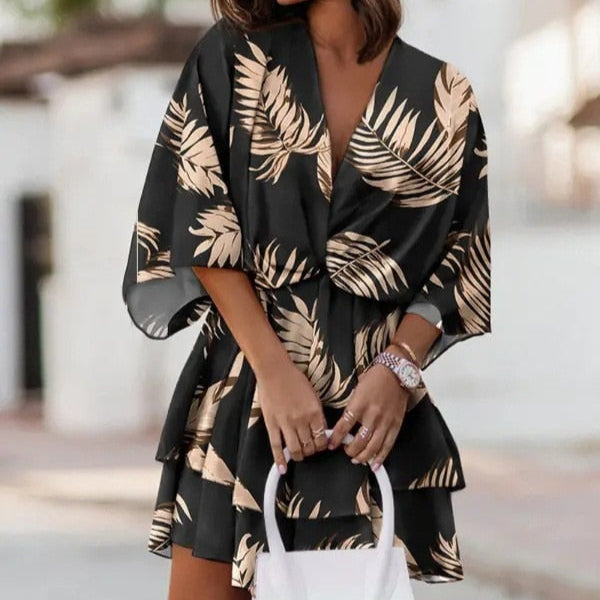 Levoire | Mini Robe D'Été Pour Femmes Olga Noir