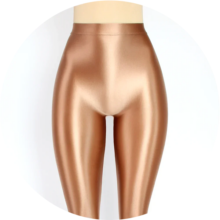 Levoire | Collants Satin Soyeux Café Or