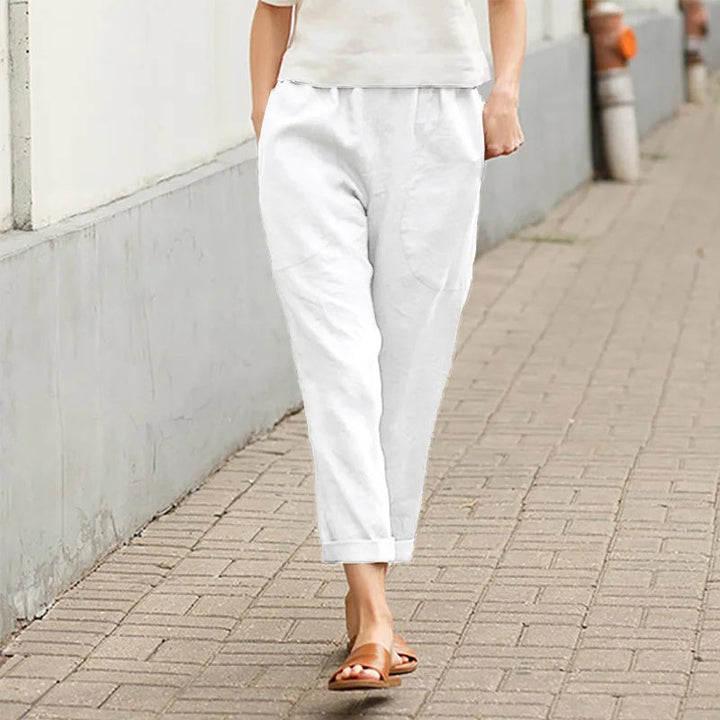 Levoire | Pantalons De Travail Rentrés Blanc
