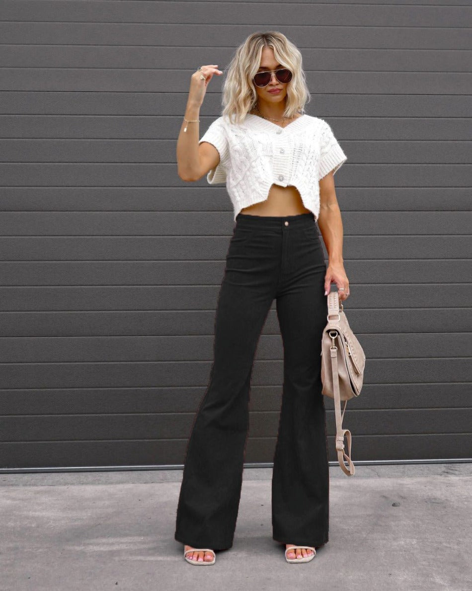 Levoire | Élégance Pantalons De Loisirs Noir