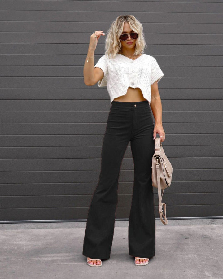 Levoire | Élégance Pantalons De Loisirs Noir
