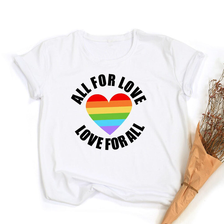 Levoire | Love Equality T-Shirt Graphique Arc-En-Ciel Lgbt Fierté Rétro Été Conception 8