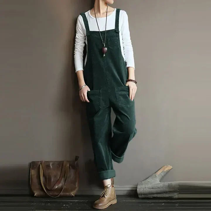 Levoire | Salopette En Denim Pour Un Chic Confortable Vert