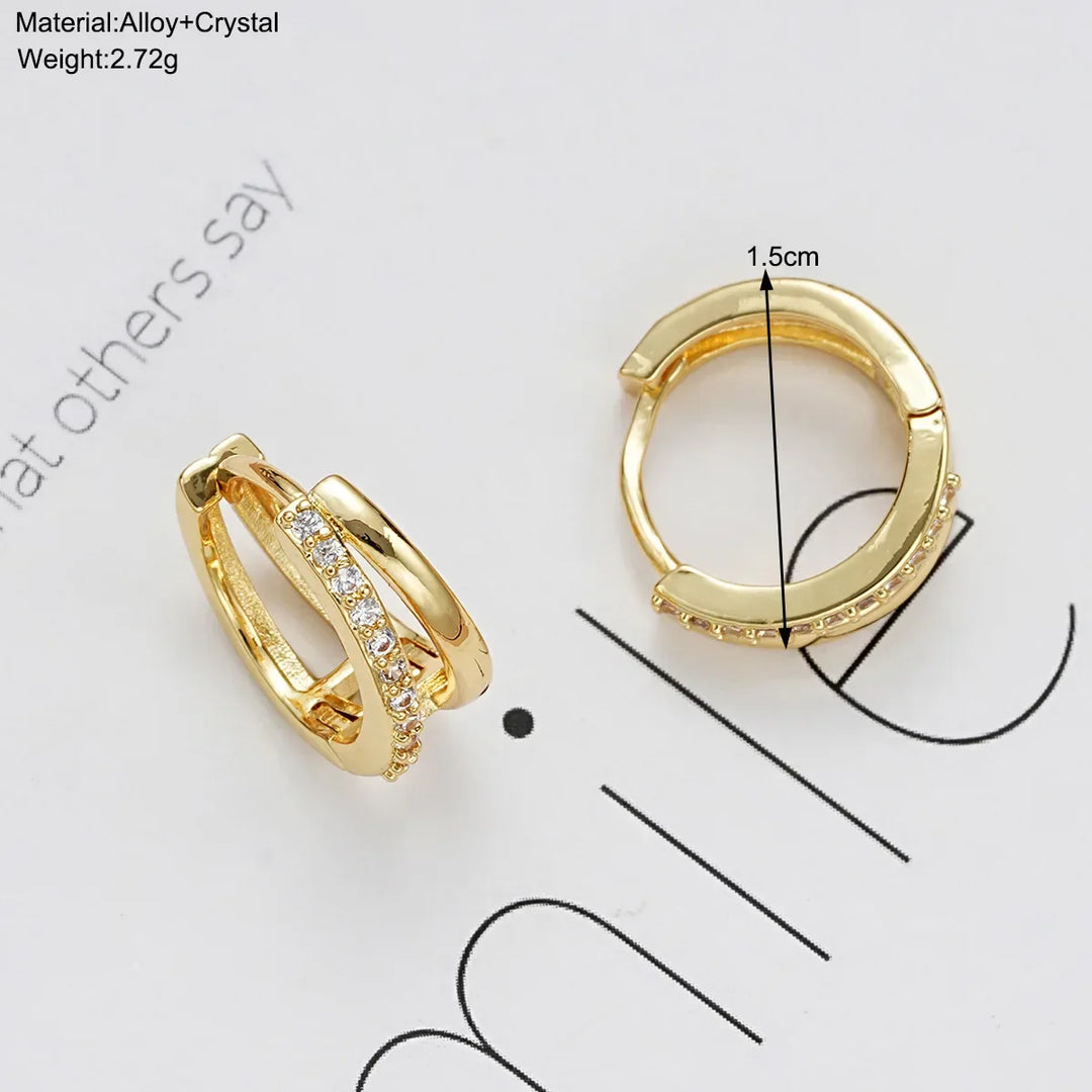Levoire | Créoles En Zircon Or Argent
