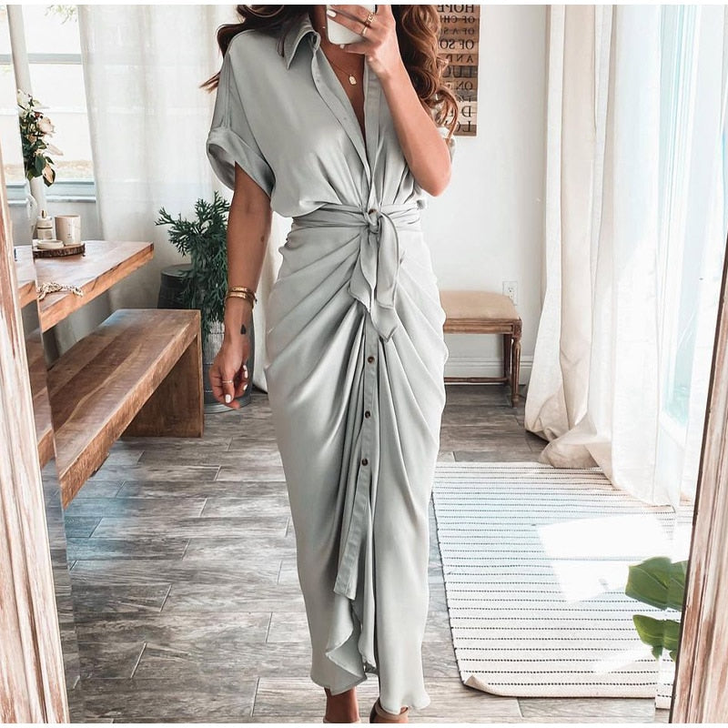 Levoire | Robe chic et élégante Gris clair