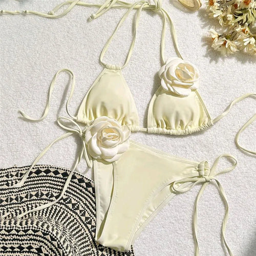 Levoire | Bikini Avec Motif De Roses