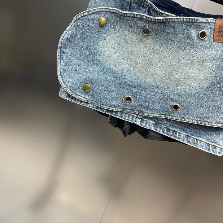 Levoire | Jupe En Denim Courte Pour Femmes