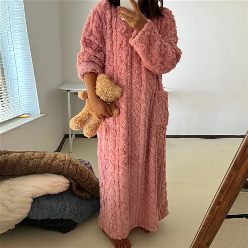 Levoire | Robe En Fleece Teddy