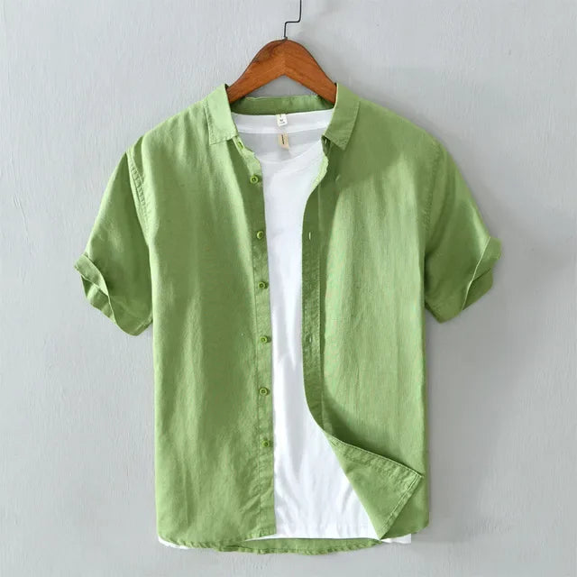 Levoire | Chemise En Lin Decontractee Intemporelle Hommes