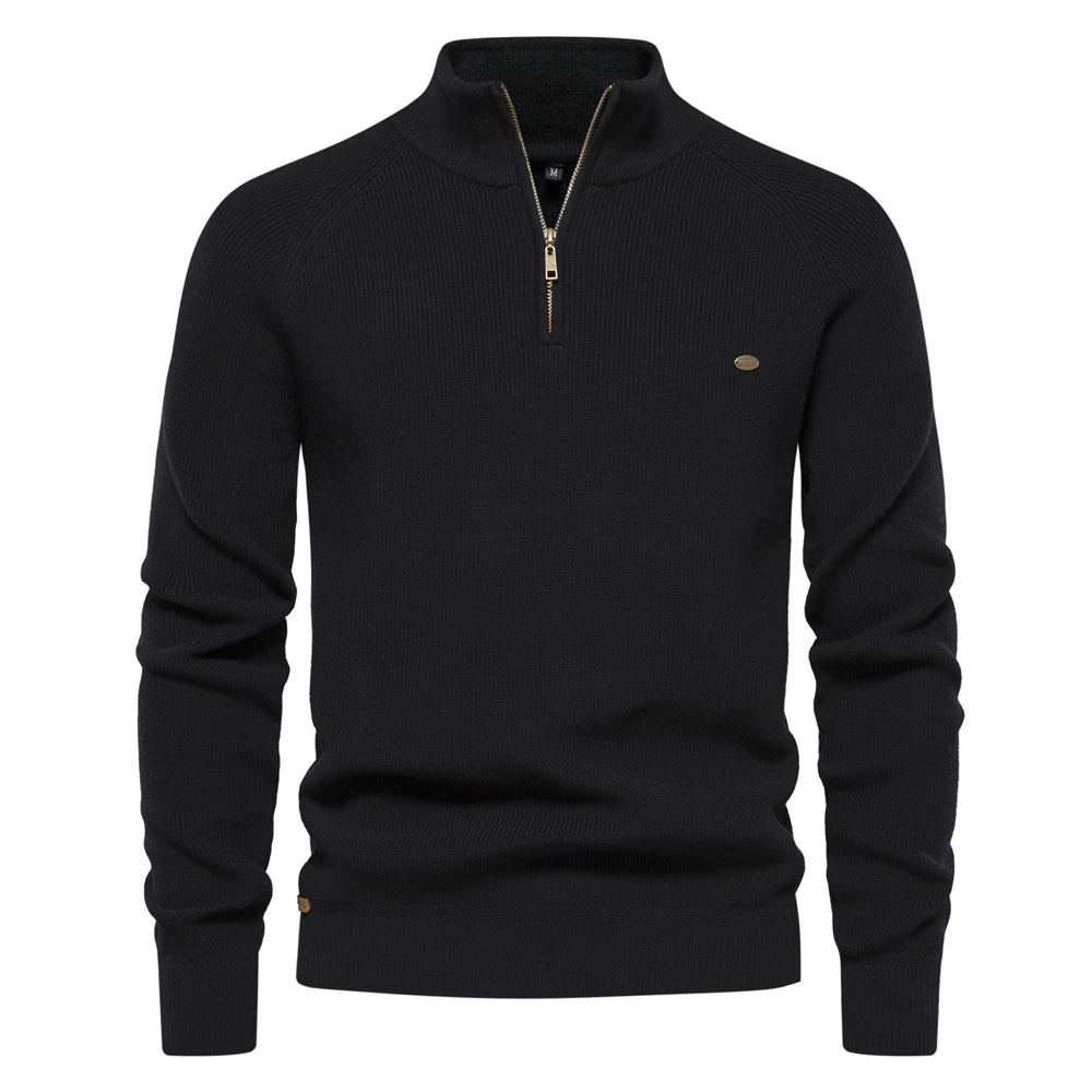 Levoire | Sweat à zip demi-long Noir