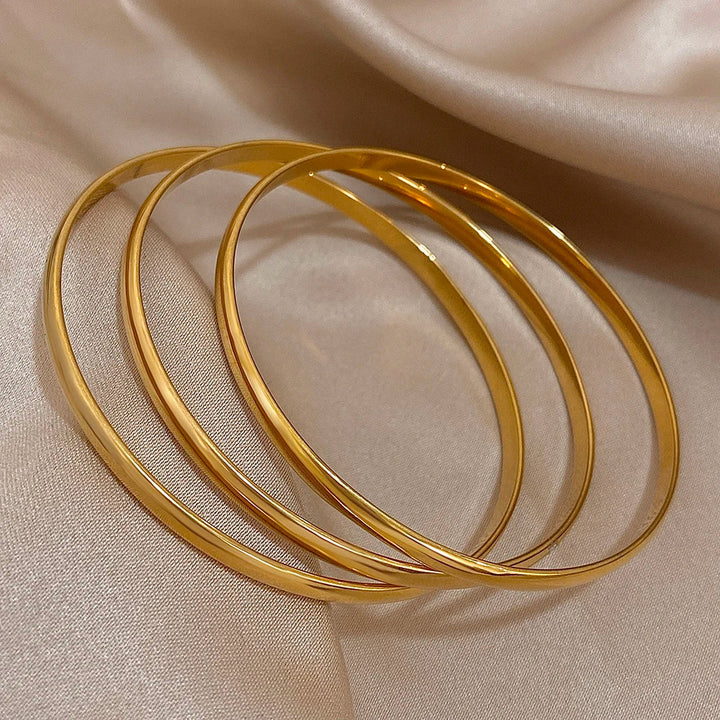 Levoire | 3X Bracelets Dorés À L'Or 18K