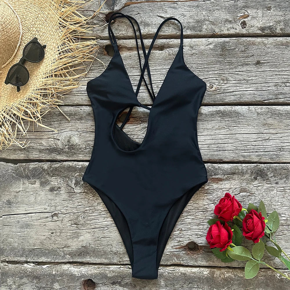 Levoire | Maillot De Bain Unique Avec Des Bandes Décoratives