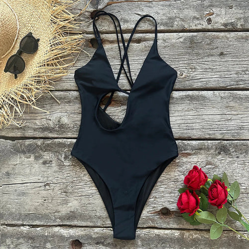 Levoire | Maillot De Bain Unique Avec Des Bandes Décoratives