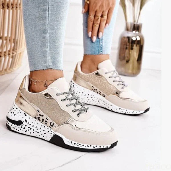 Levoire | Chaussures de sport pour femmes Leopardi or