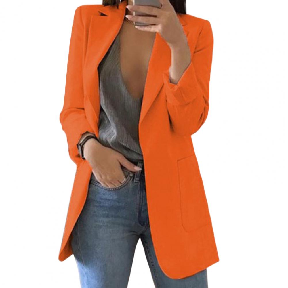 Levoire | Haut élégant uni Orange