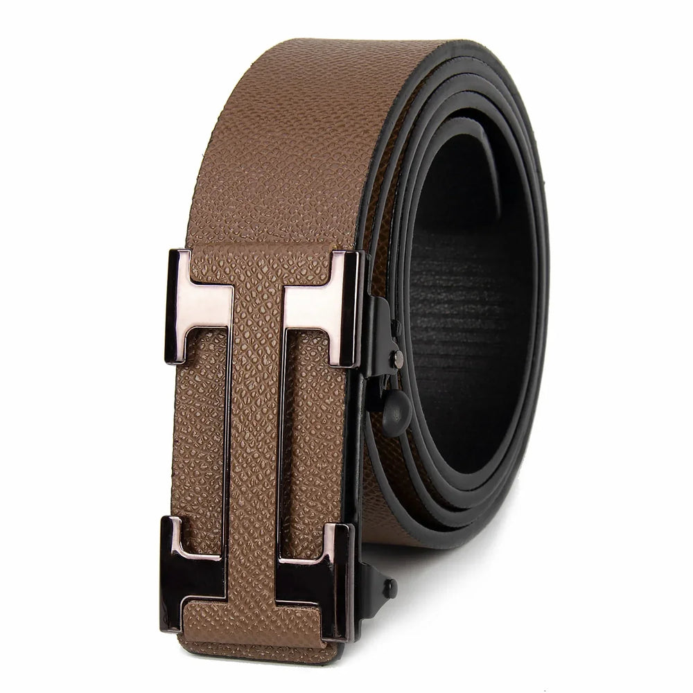 Levoire | Ceinture Homme Élégante Champagne 120 cm