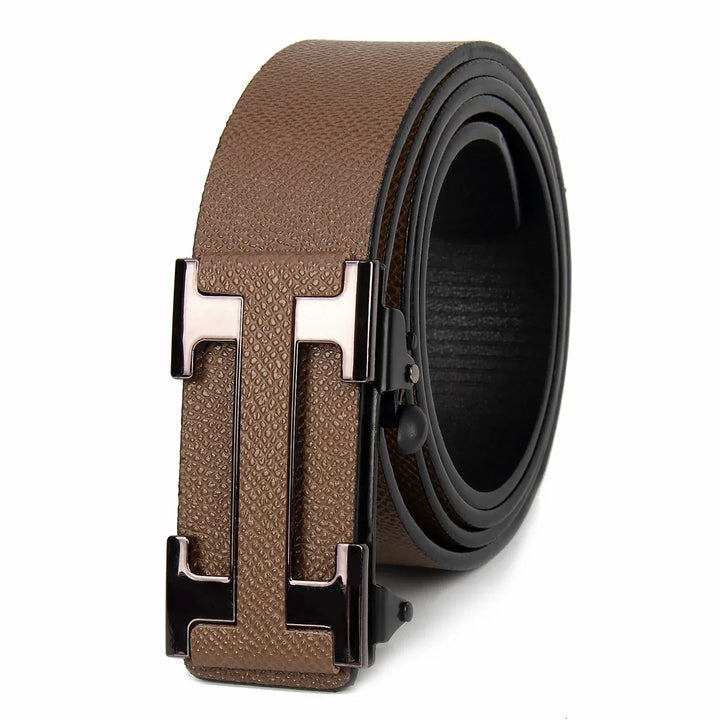 Levoire | Ceinture Homme Élégante Champagne 120 cm