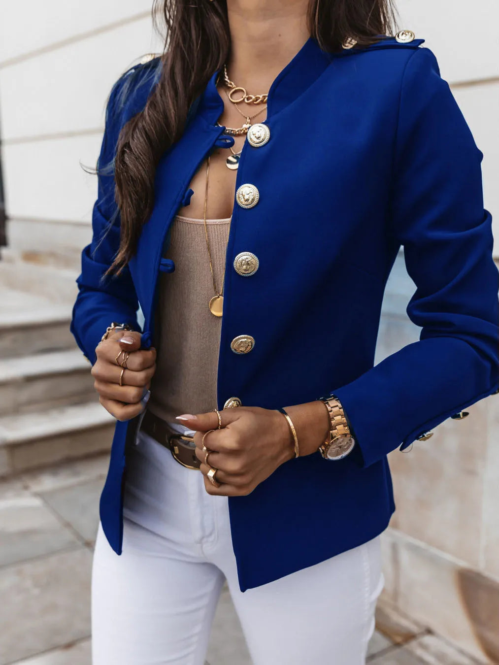 Levoire | Veste À Boutons Élégante