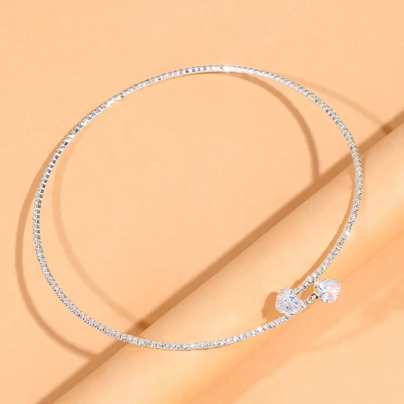Levoire | Choker Cœur Strass