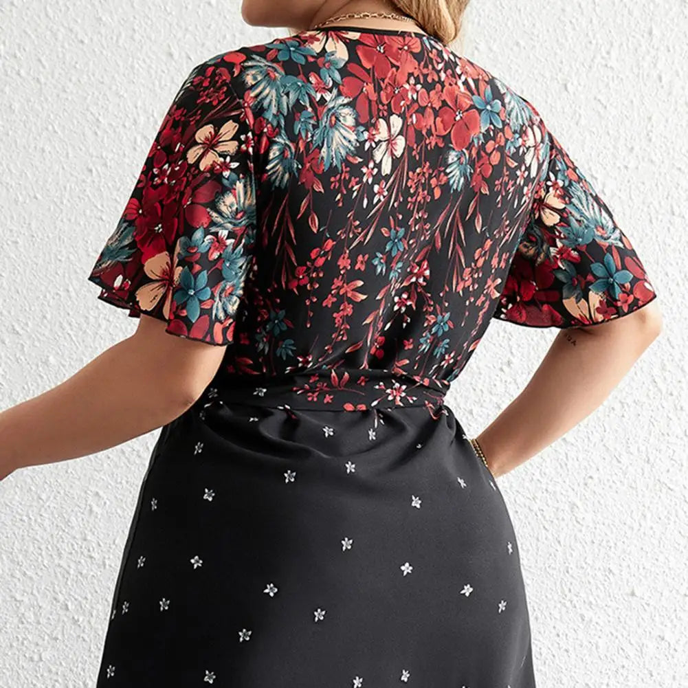 Levoire | Robe Maxi Fleurs Grande Taille