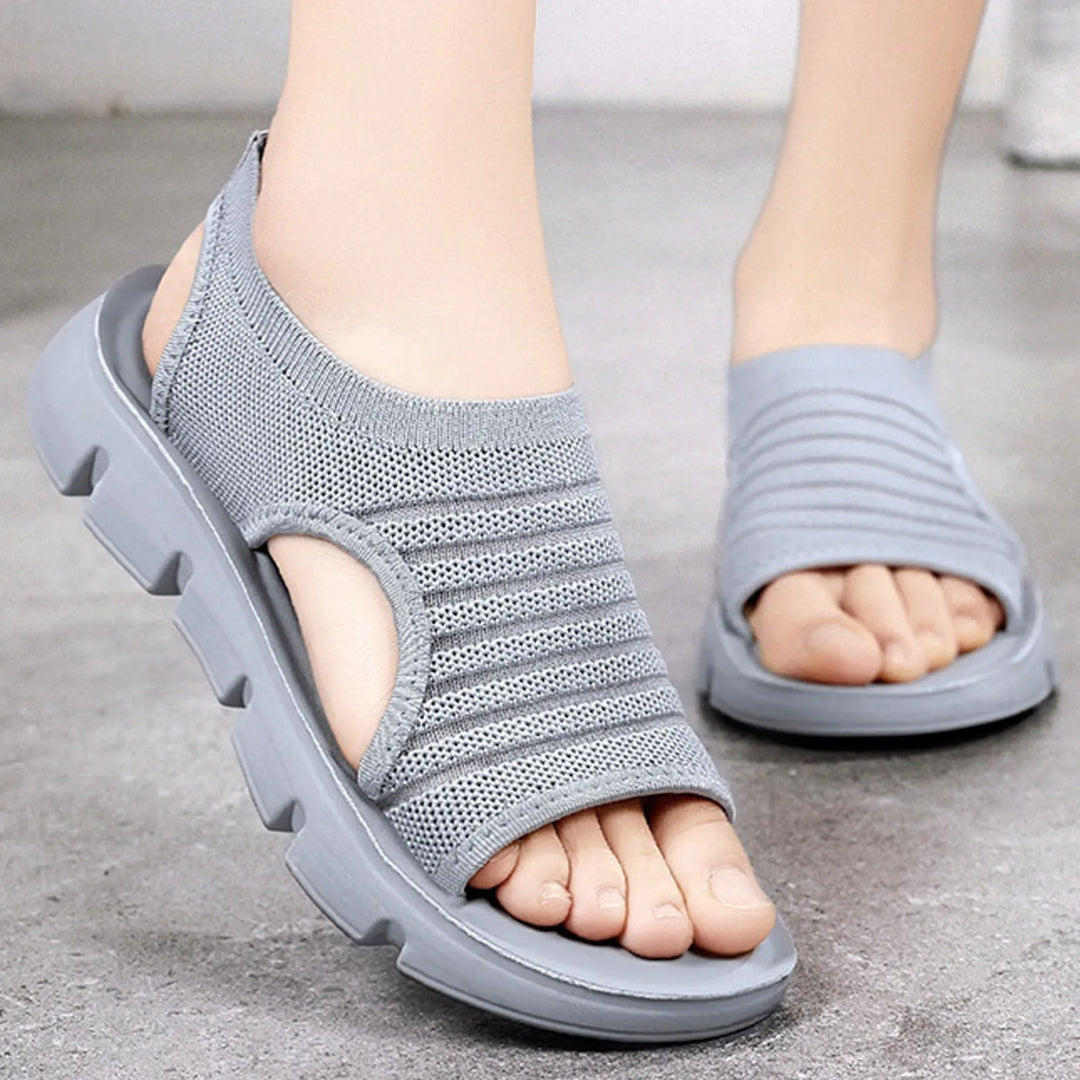 Levoire | Sandales Confort Respirant Gris