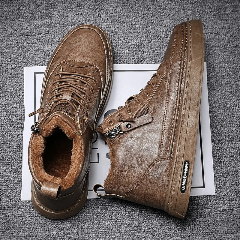 Levoire | Chaussures Cheville Turquoise Sans Fumée Chaud Avec Fermeture Éclair