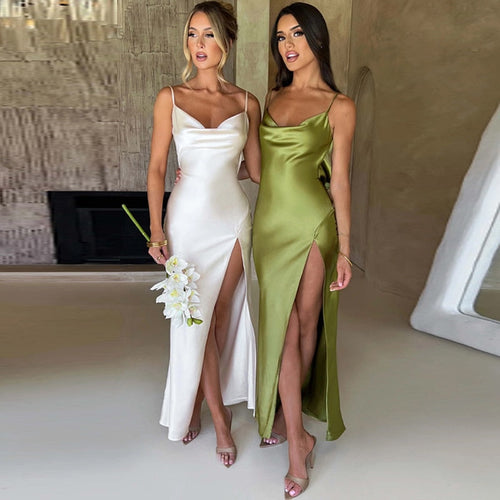 Levoire | Robes Longues Sans Emmanchures À Taille Haute