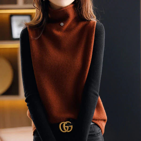 Levoire | Pull À Col Roulé Veste Ample Ji-Suppenfarbe