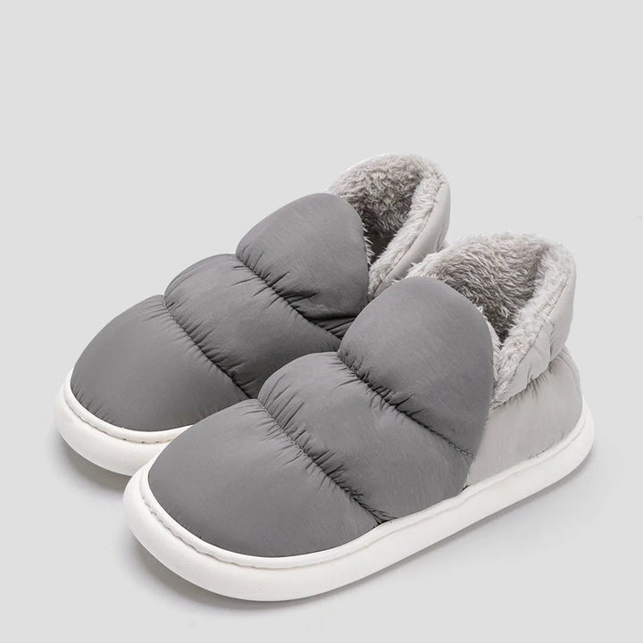 Levoire | Chaussons Imperméables Avec Doublure En Polaire Et Semelle Antidérapante Pour Le Confort Gris