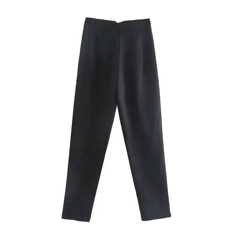 Levoire | Pantalon Formelle Taille Haute Noir