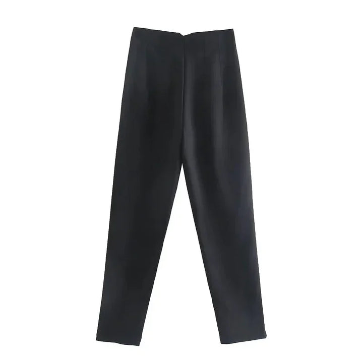 Levoire | Pantalon Formelle Taille Haute Noir