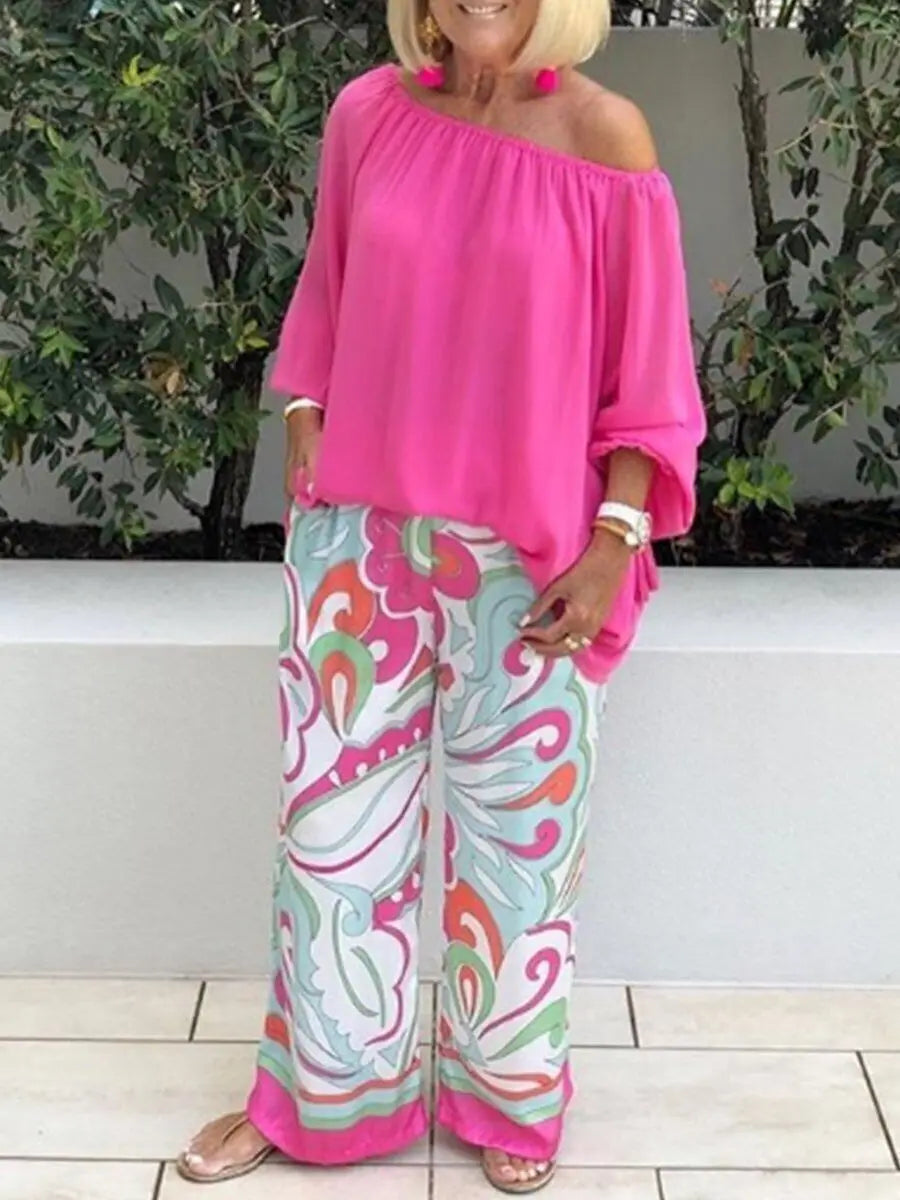 Levoire | Pantalon Coupe Locker Avec Jambe Large Rosa