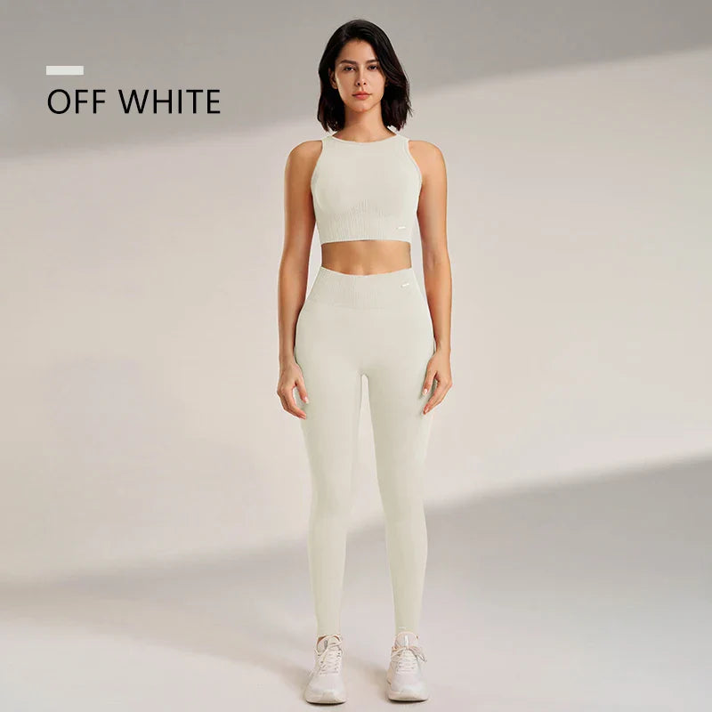 Levoire | Ensemble De Yoga Femme Blanc