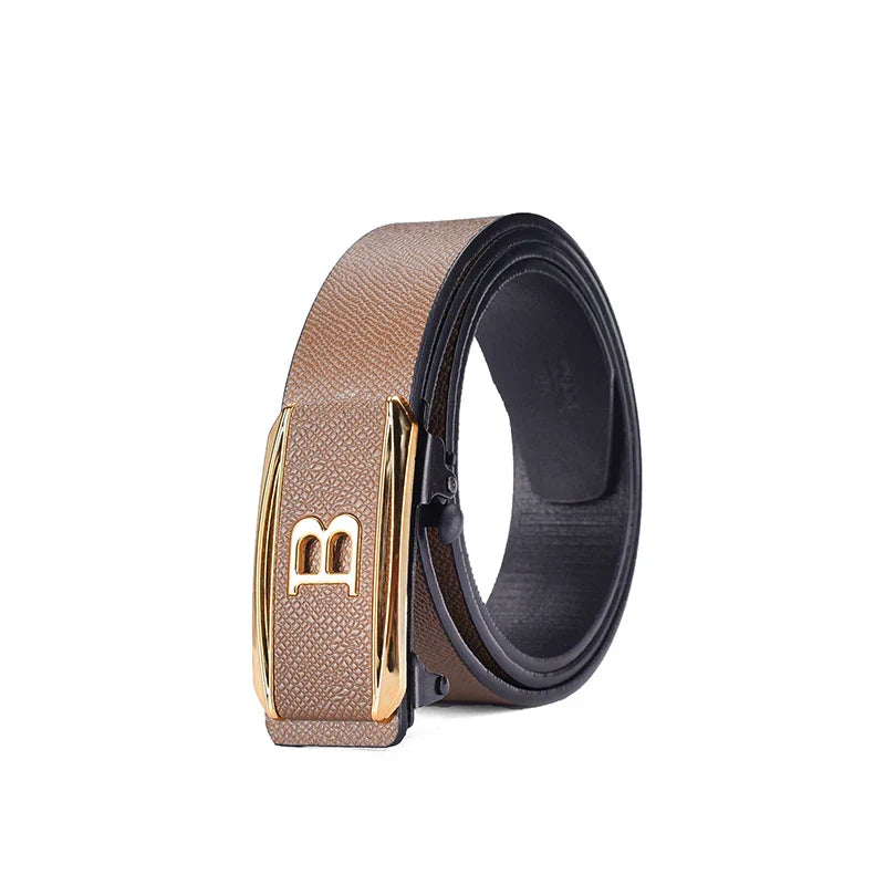 Levoire | Ceinture Automatique Sans Crans Or Brun