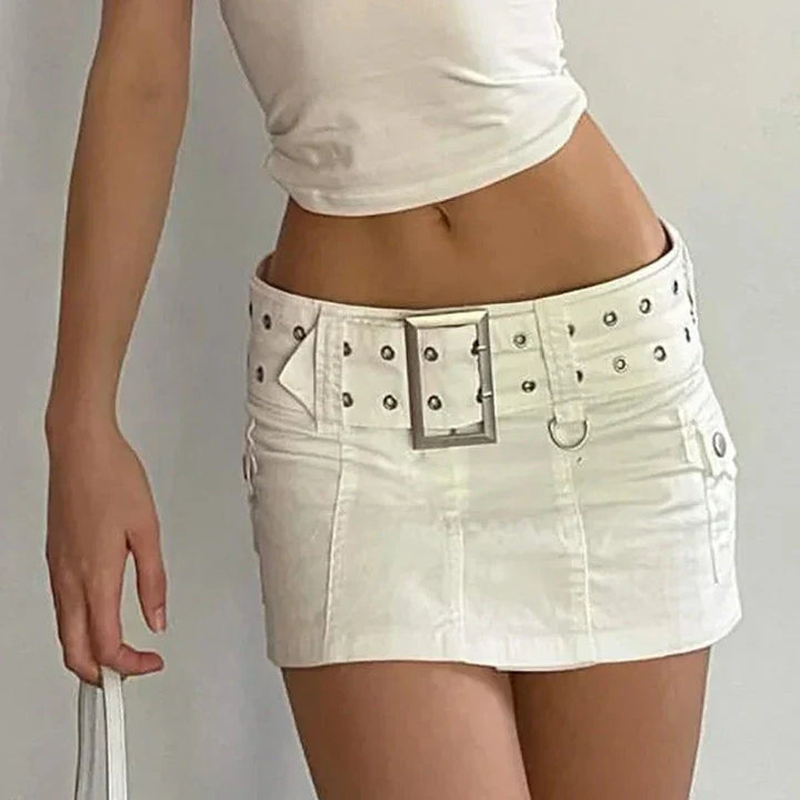 Levoire | Y2K Ceinture Basse Taille Micro Jupe