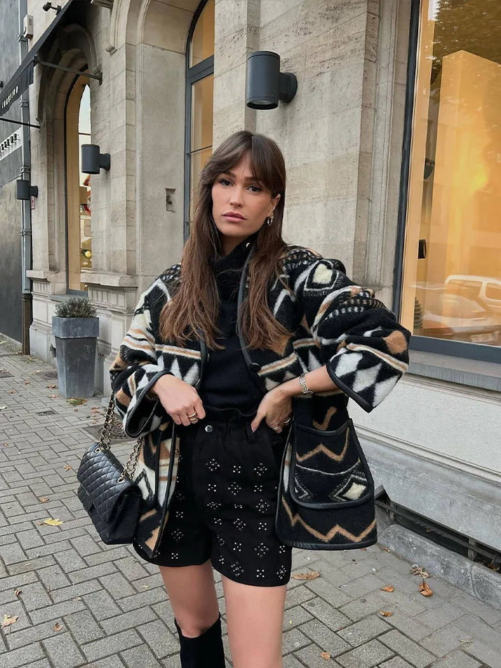 Levoire | Veste Géométrique Pour Femmes