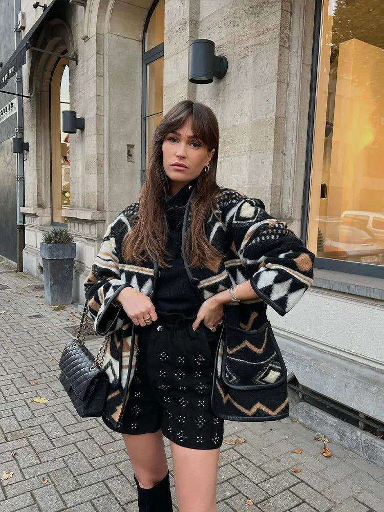 Levoire | Veste géométrique vintage