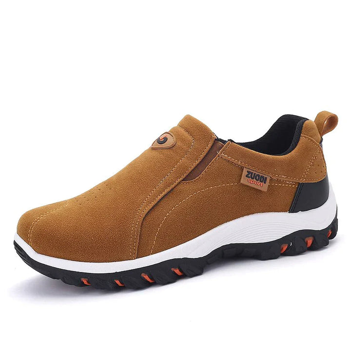 Levoire | Baskets Hommes Respirantes Sans Lacets Braun