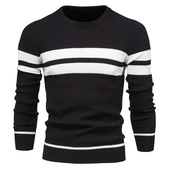 Levoire | Veste Tricot Rayée Noir