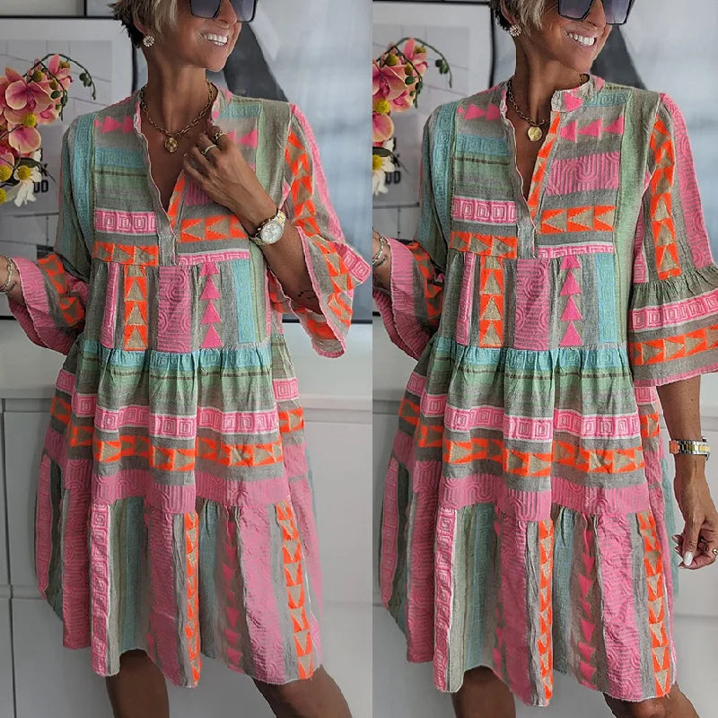 Levoire | Robe Midi Élégante De Printemps (Presque Épuisée)