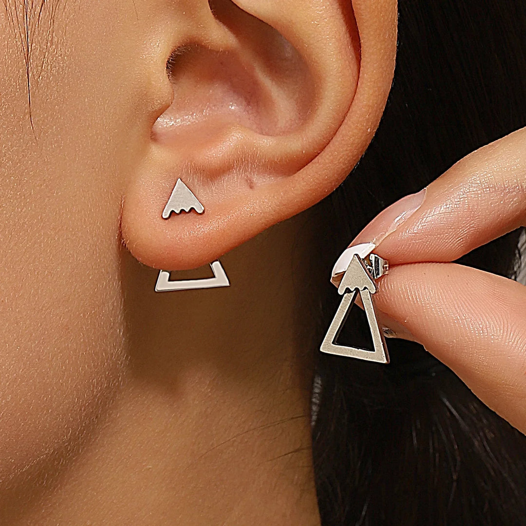 Levoire | Boucles Géométriques Acier Inoxydable 2057
