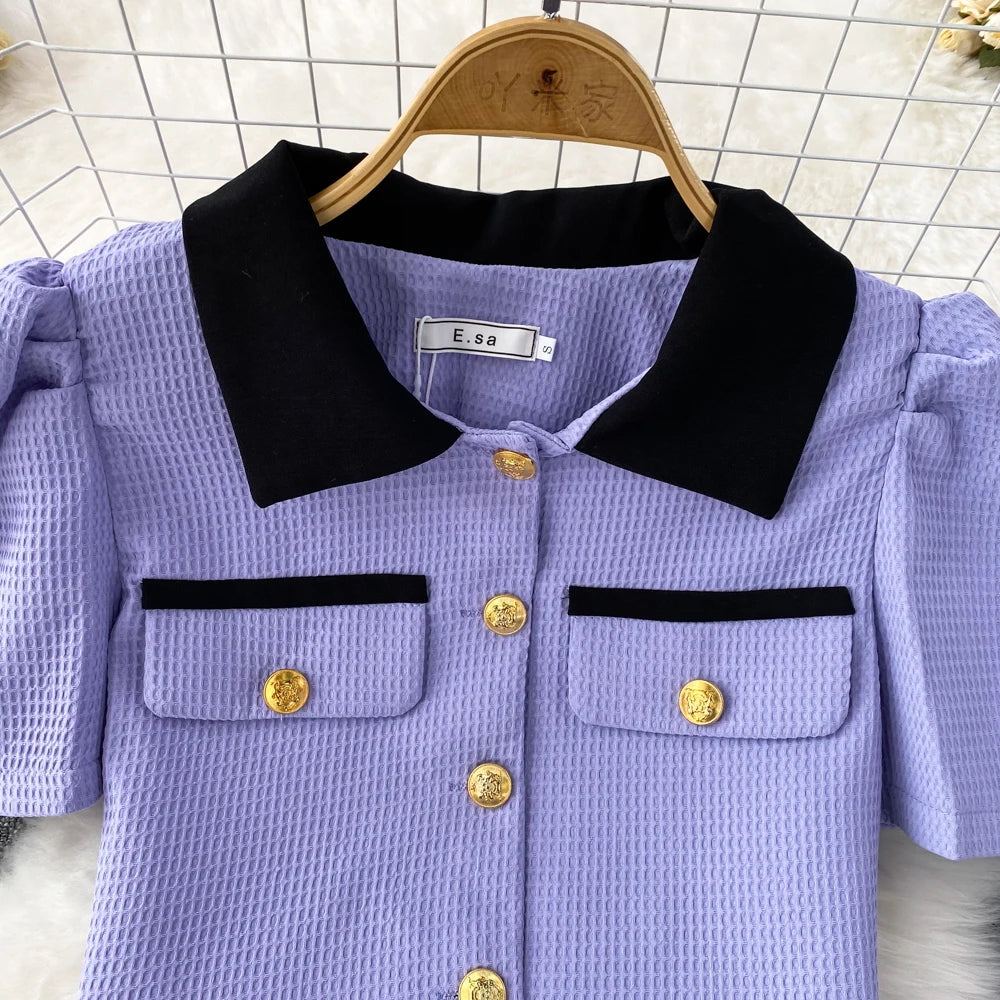 Levoire | Robe À Manches Bouffantes