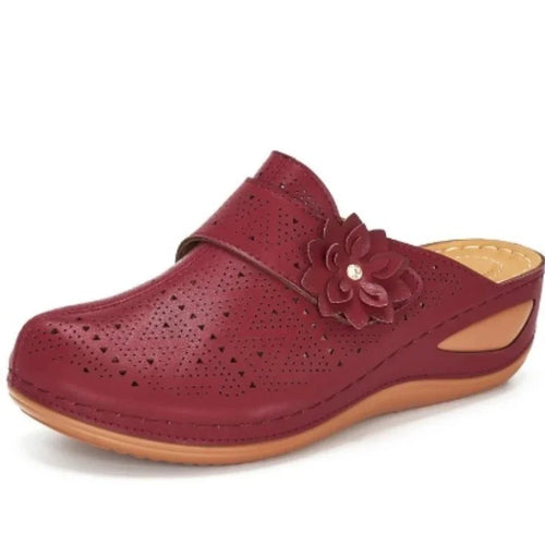 Levoire | Sandales Plättikät À Bout Fermé Avec Motif Floral