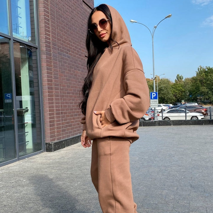 Levoire | Ensemble De Training 2 Pièces Pour Femmes Camel